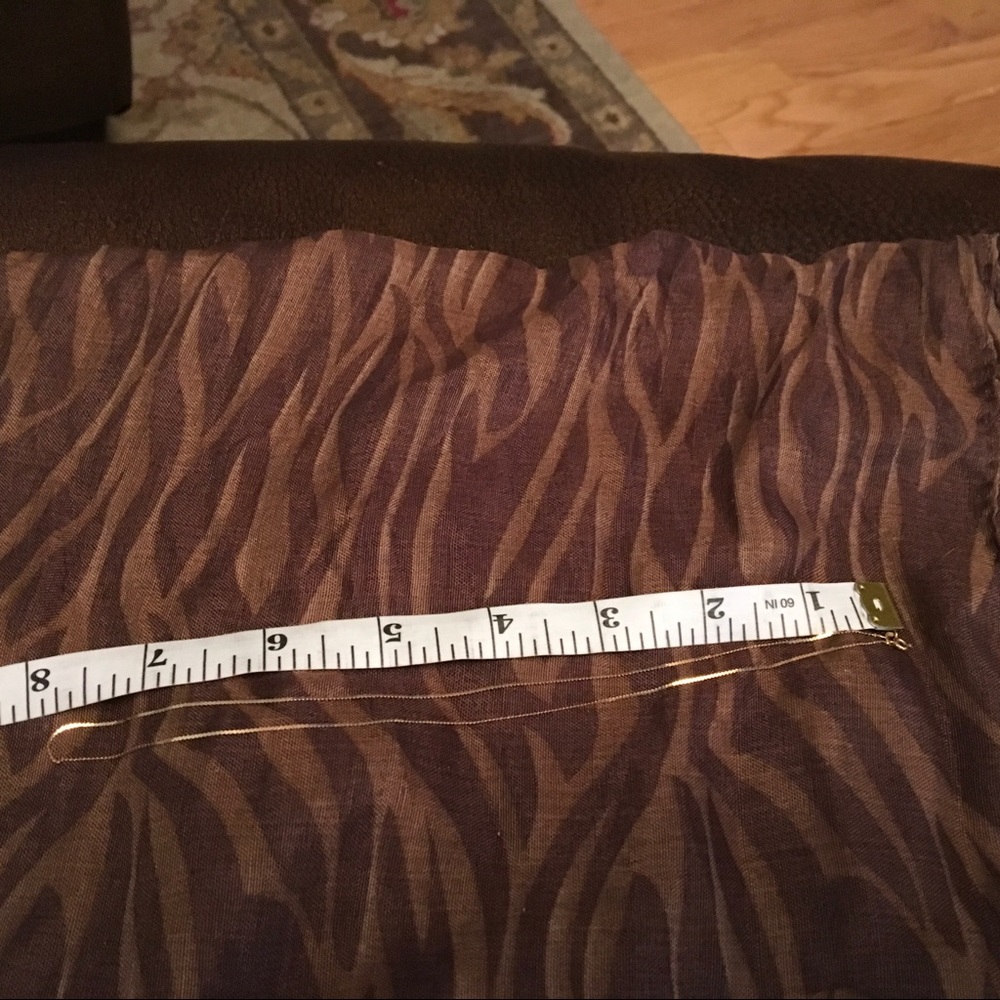 14k yellow gold 16” necklace